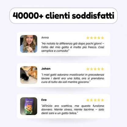 FeliFresh™ - Pulizia dentale facile e divertente