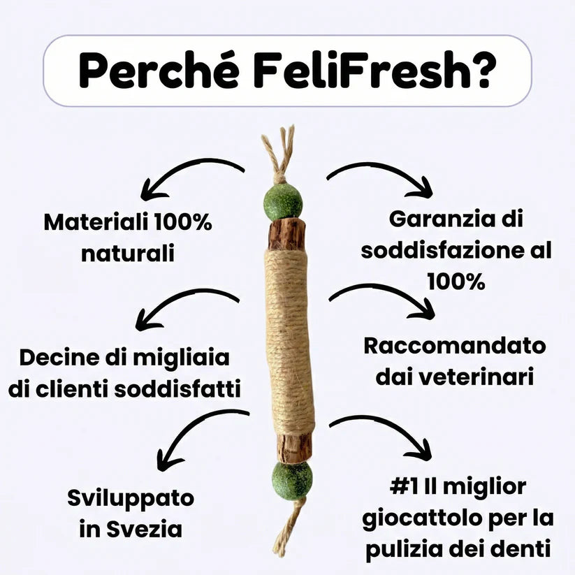 FeliFresh™ - Pulizia dentale facile e divertente